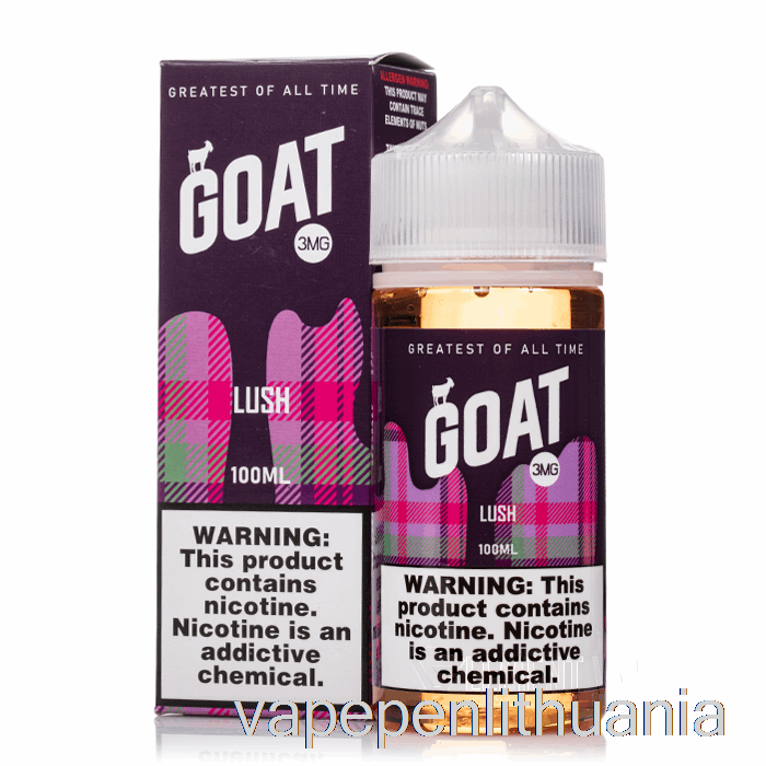 Lush - Goat E-liquid - 100ml 3mg Vape Skystis